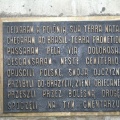 tablica pamiatkowa na cmentarzu w Santana - Cruz Machado 
