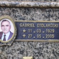 Grob Gabriela Otolakowskiego na cmentarzu na lini 7 w Capo Ere RS